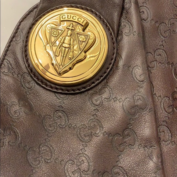 Gucci Guccussimma Embossed Hysteria Large Hobo - Picture 6 of 8